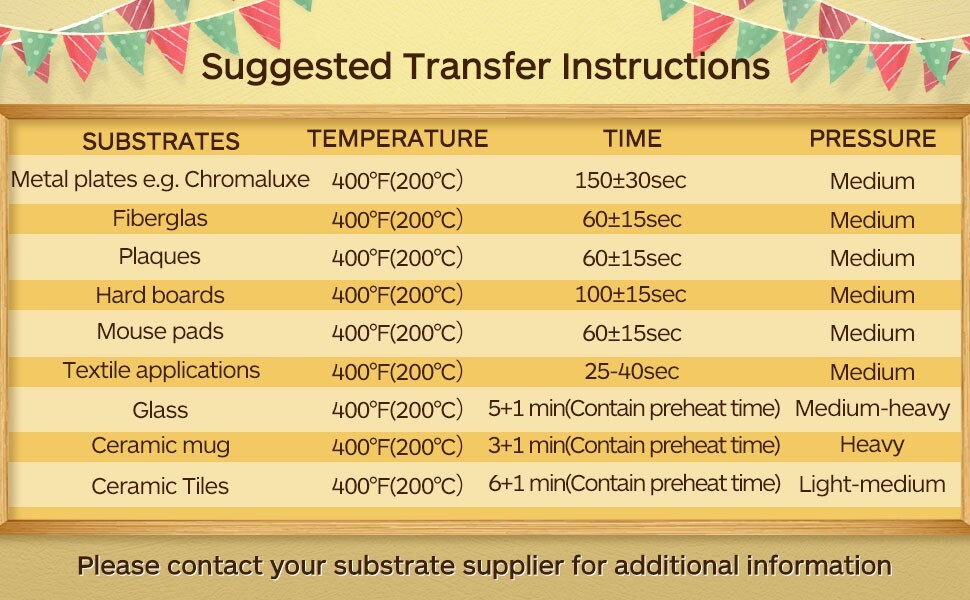 A-SUB Sublimation Paper 105g 8.5x11 100 Sheet for Any Inkjet Sublimation Printer