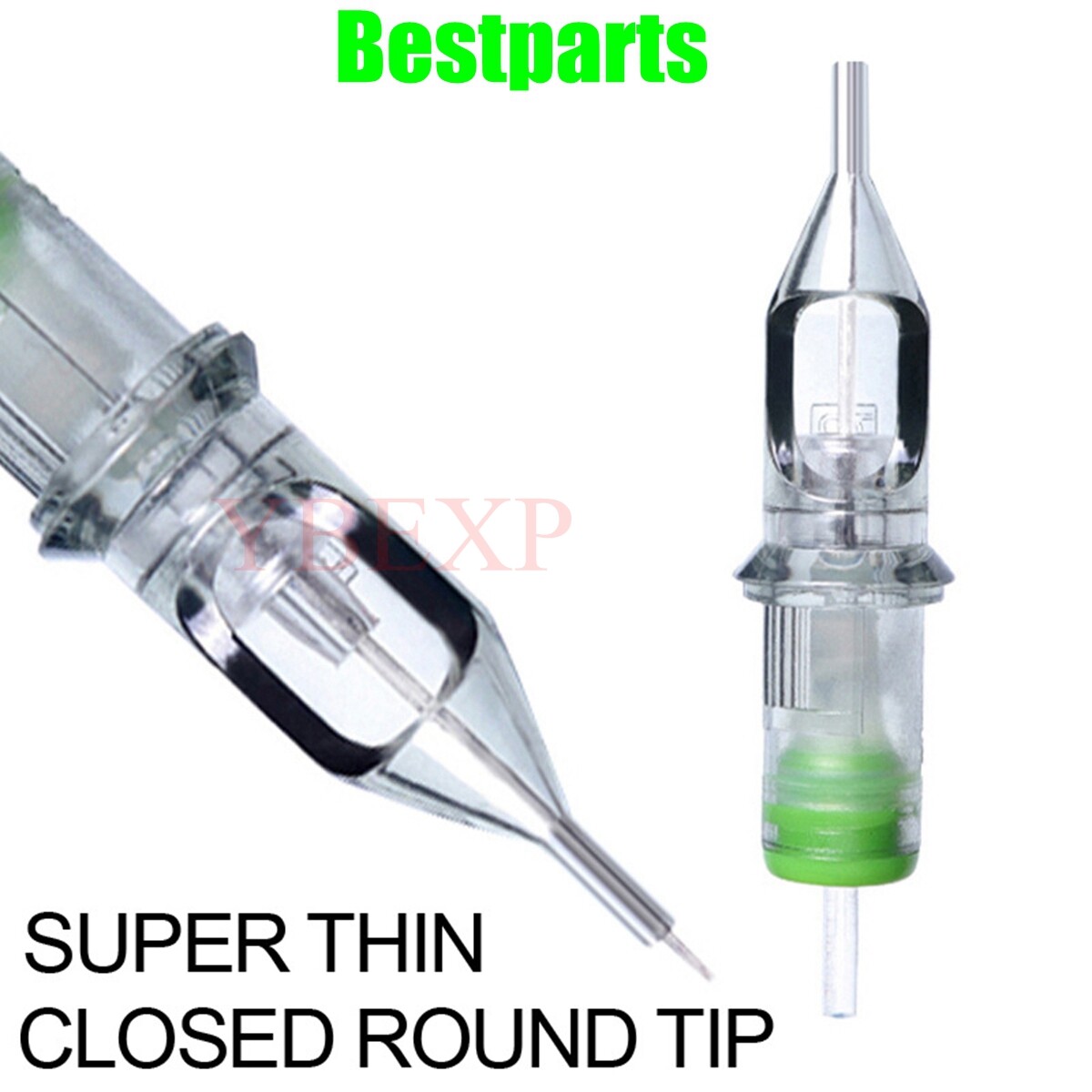 10/20pcs Disposable Tattoo Needle Cartridges Sterilized Round Liner Shaders US