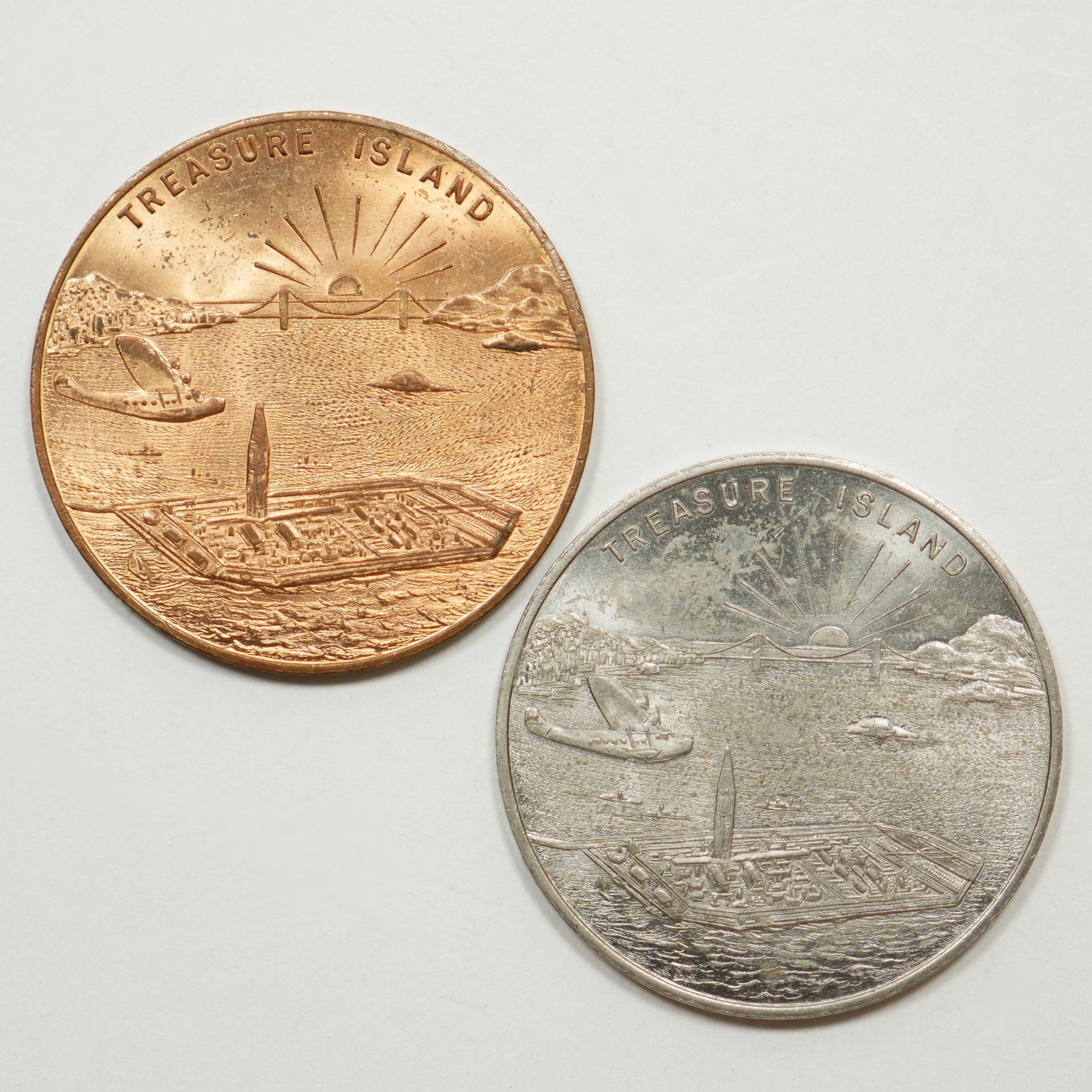 1939 Golden Gate Expo GGIE - Treasure Island - So-Called Dollars HK-481 & 482