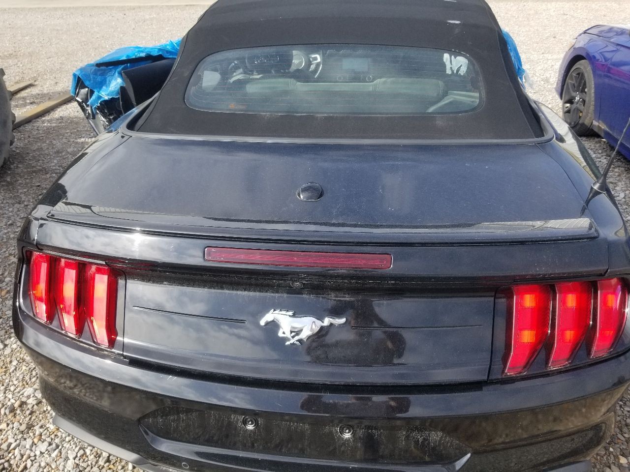 20 FORD MUSTANG ECOBOOST DECKLID/TRUNK/HATCH BLACK G1