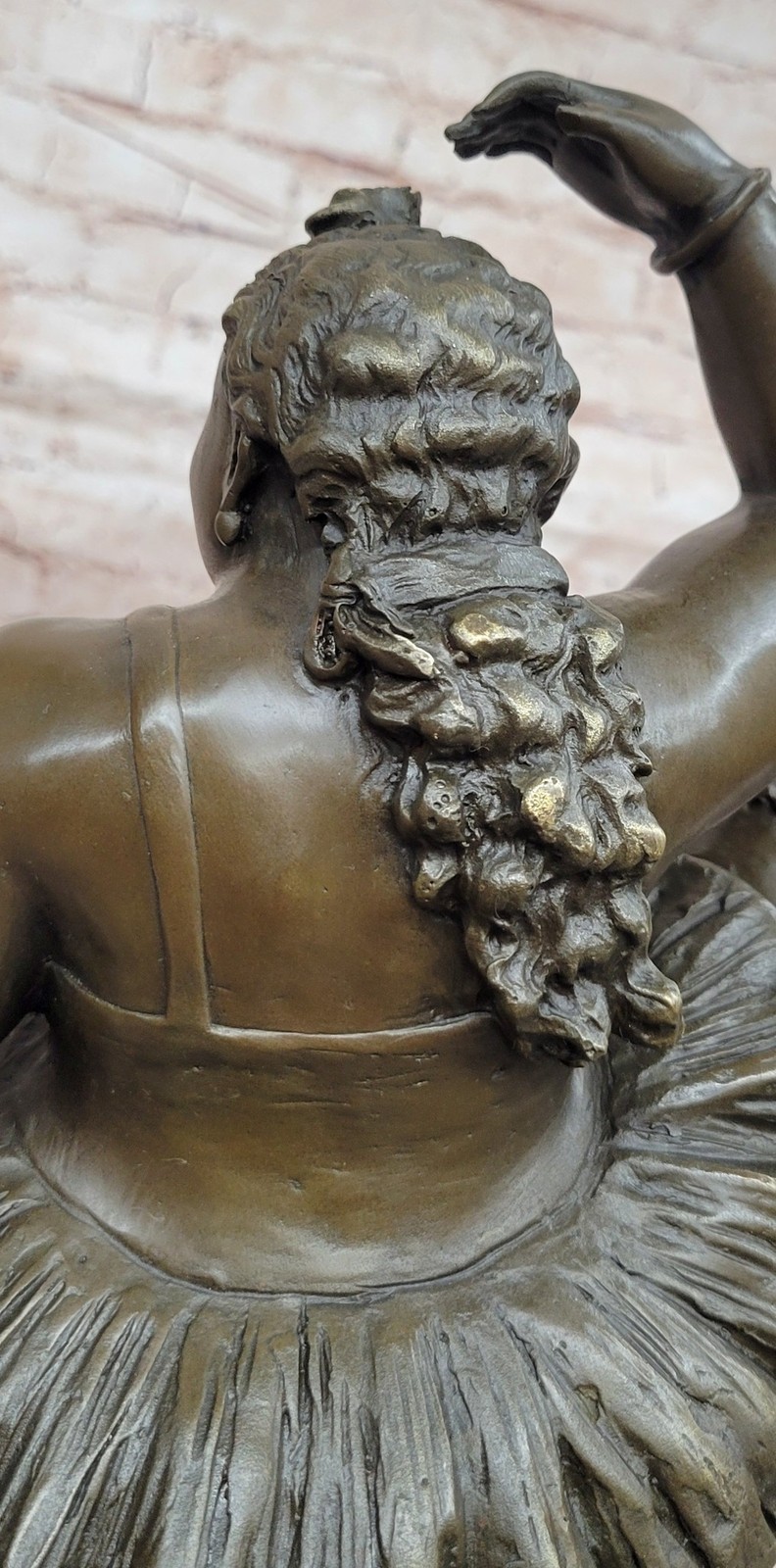 Fernando Botero Bronze Ballerina Statue Leg Up Figurine Hot Cast Artwork Gift NR