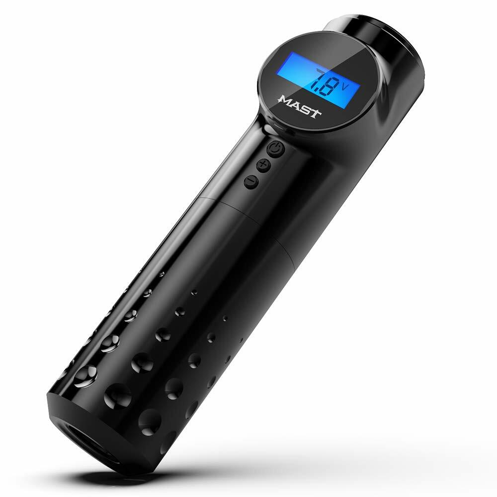 Mast Archer Wireless Tattoo Machine Pen Style Motor 2,000mAh Battery Black
