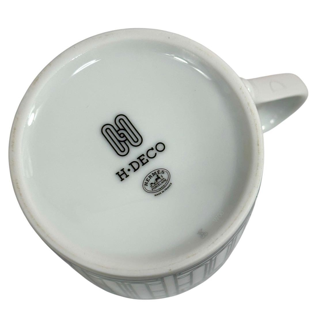 Hermes H Deco Mug Black White Ceramic Authentic Gently Used Gift Ready