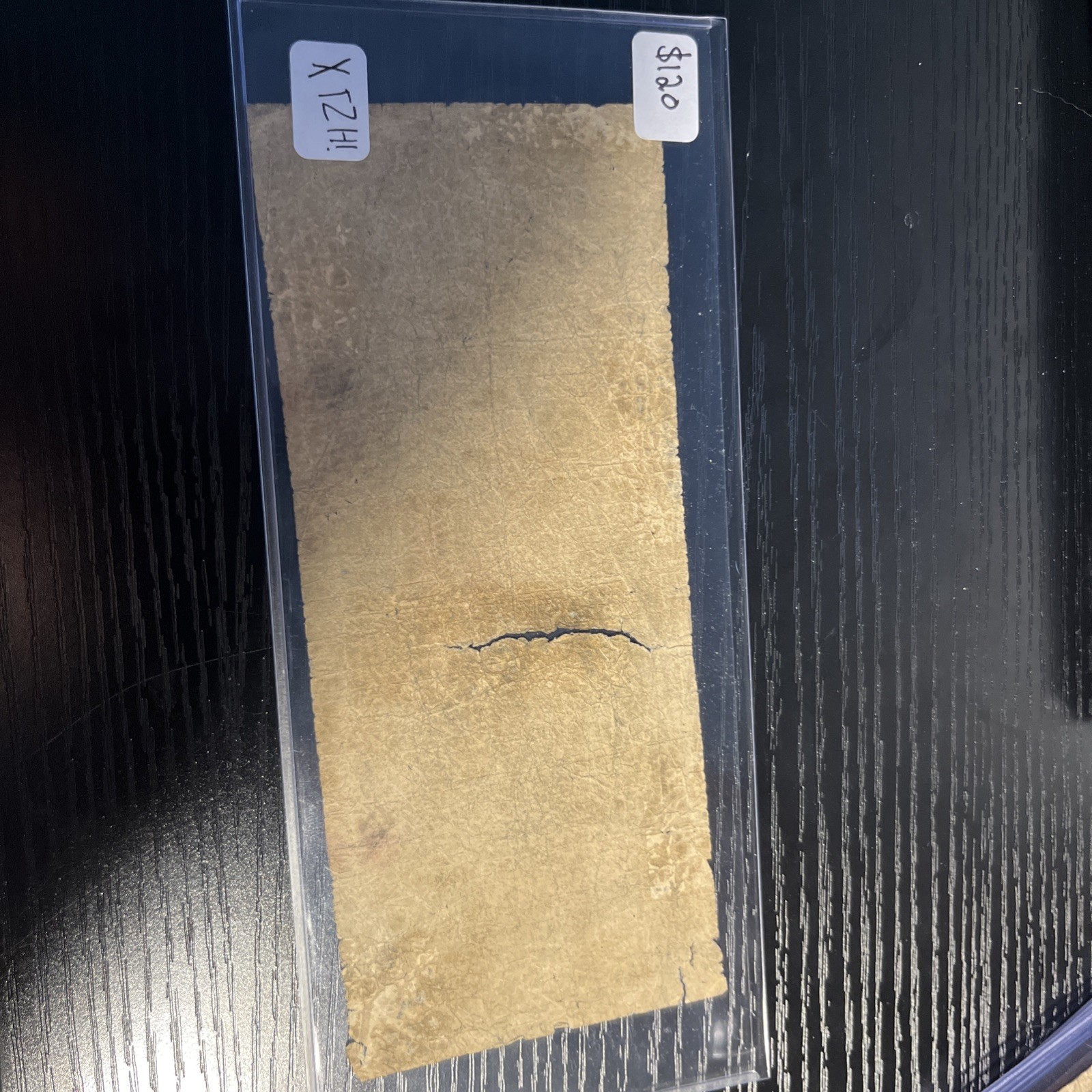 One Dollar “The Bank Of River Raisin” 1800s Bill Michigan