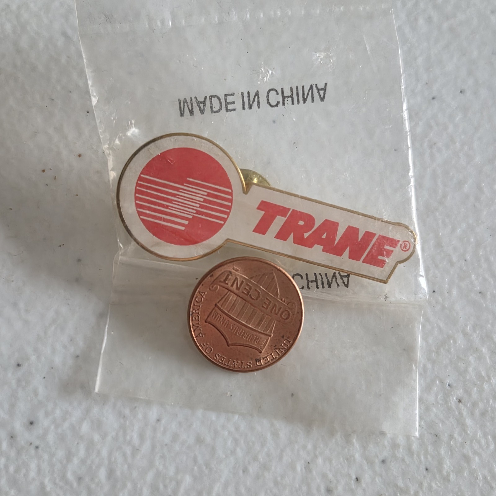 VINTAGE TRANE HVAC MANUFACTURING LAPEL PIN mt1