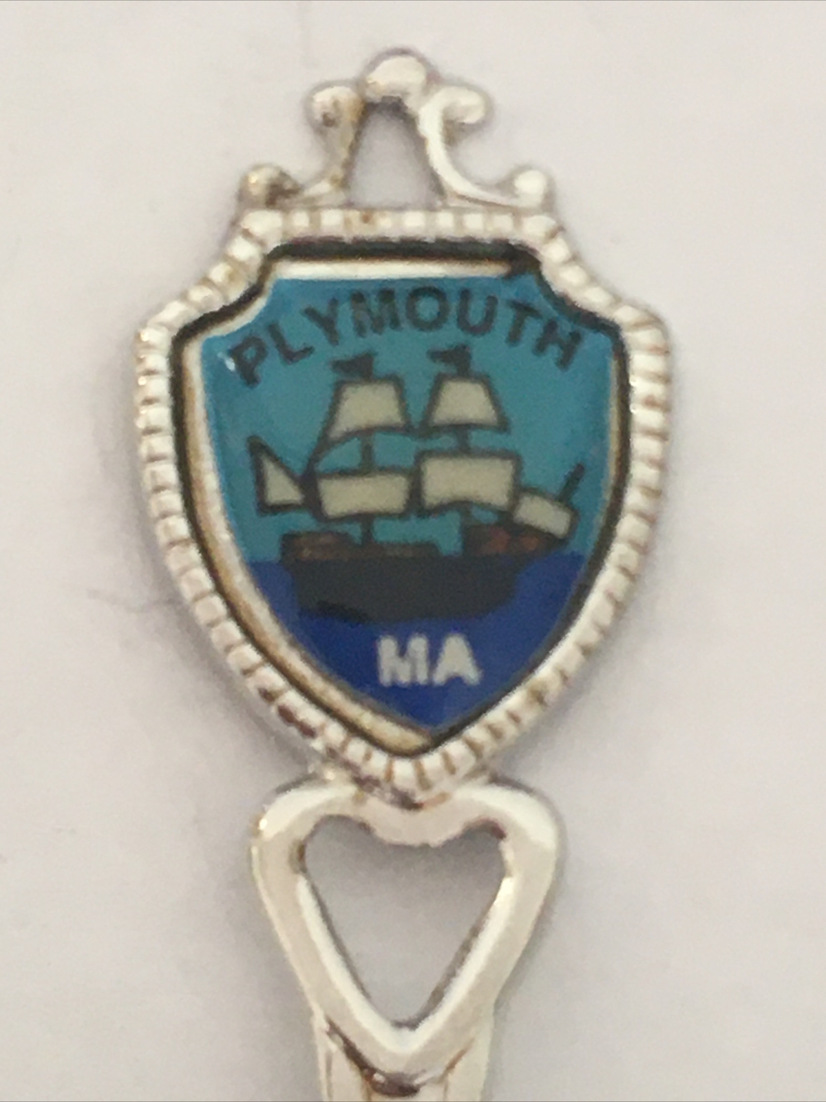 Vintage Souvenir Spoon US Collectible Plymouth Massachusetts