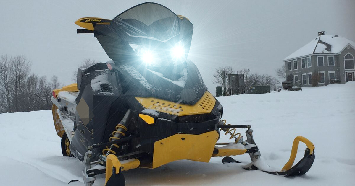 2PCS For Ski-Doo 2002-2017 Summit 800R Snowmobile H4 LED Light bulbs