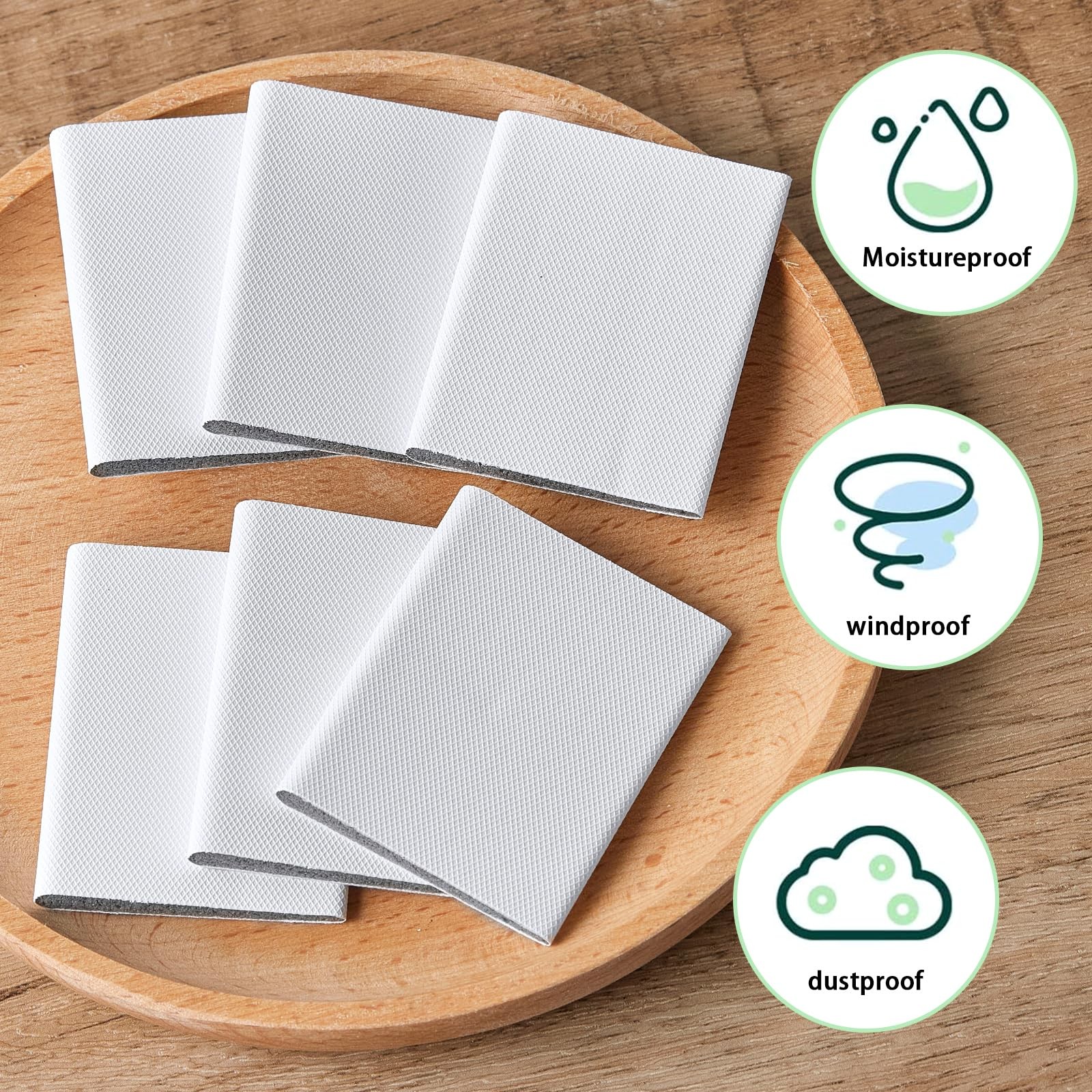 6 Pcs Self Adhesive Door Corner Seals Exterior Door Frame Seal Pads