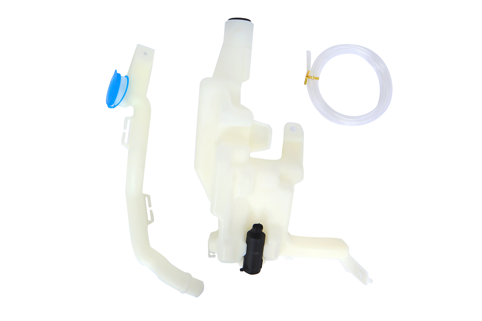 Washer Fluid Reservoir with Cap and Inlet for 2016-2021 Honda Civic Sedan/Coupe