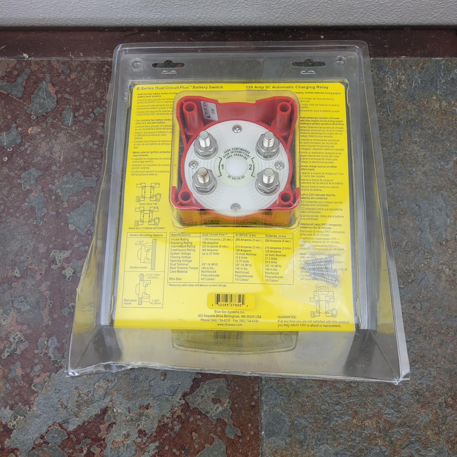 Blue Sea Systems 120A Add-A-Battery Kit (7650) - New