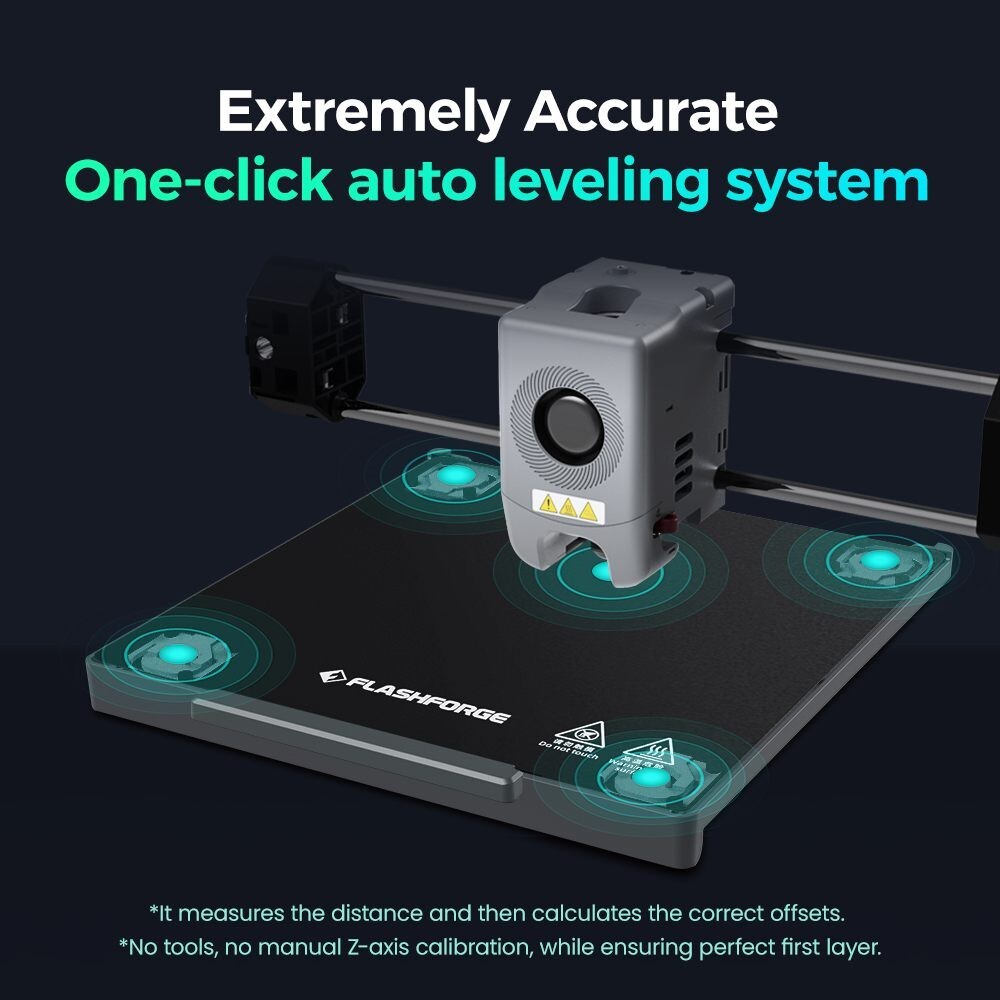 FLASHFORGE 3D Printer Adventurer 5M Pro Fully Enclosed Camera 600mm/s High Speed