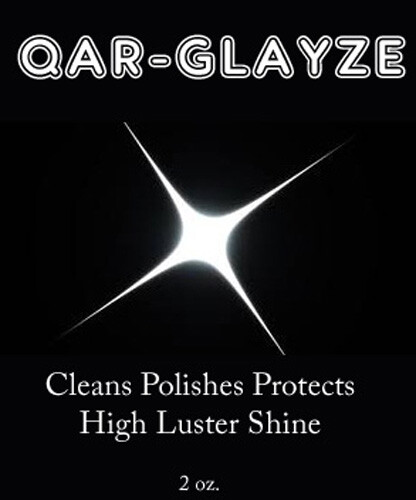 QAR-GLAYZE Wood & Bakelite Polish - High Luster Shine For Your Antique Radio 2oz