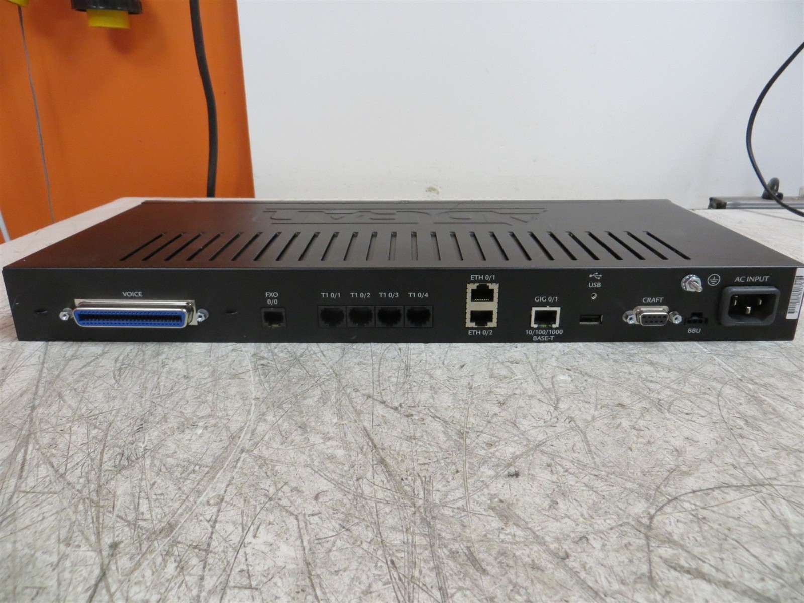 Adtran 1243908F2 Total Acces 3rd Gen 908e w/FXO Network Router No File System