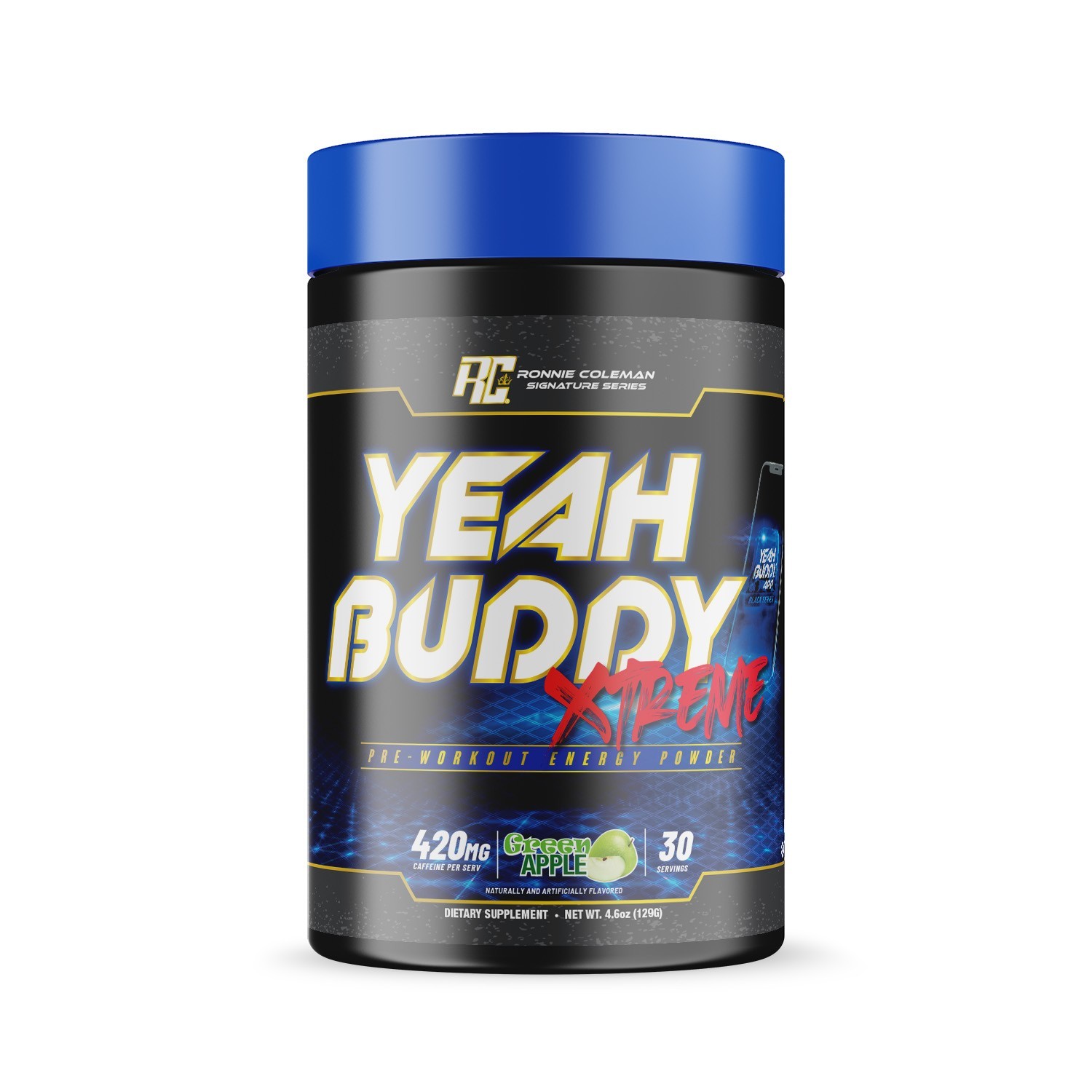 Ronnie Coleman Yeah Buddy XTREM Pre-Workout Powder 30 servings (Best By 03/2026)