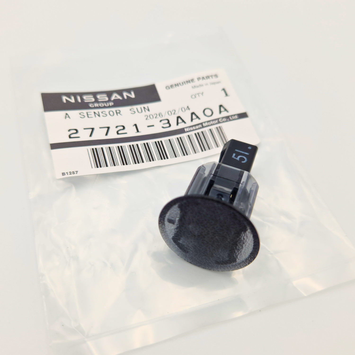 NEW GENUINE OEM NISSAN 27721-3AA0A SUN LOAD LIGHT SENSOR HIGHLY MARELLI JAPAN