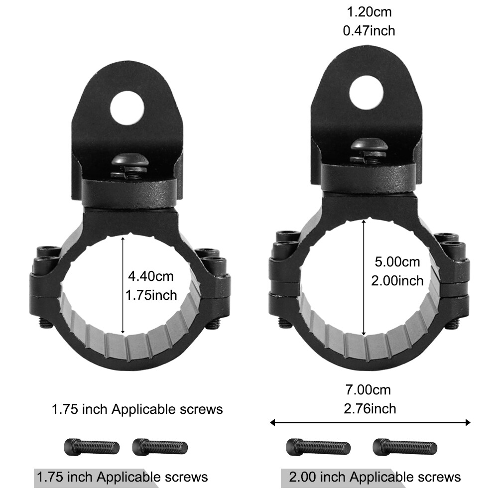 2X For Can-Am Maverick X3 Rear LED Flag Whip Antenna Reverse Light Mount Bracket