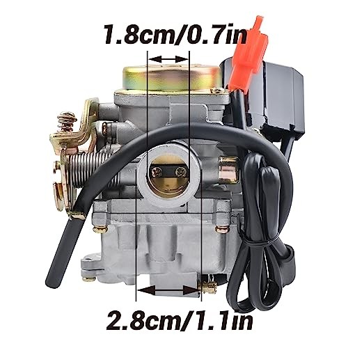50cc Carburetor for 49cc 50cc GY6 4 Stroke Scooter Taotao Go Kart Moped PD18J