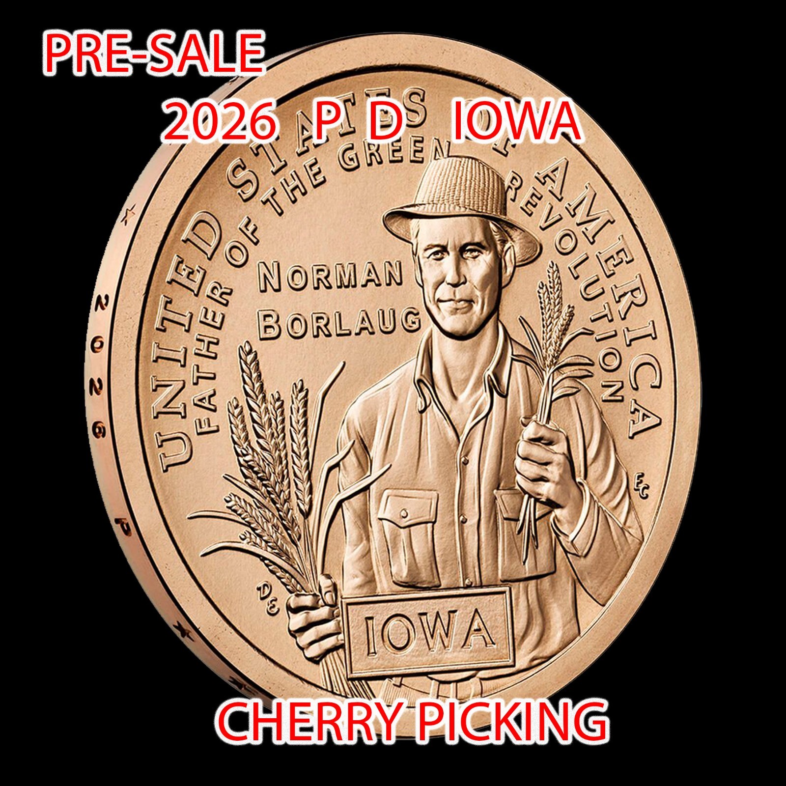 2026 P D Iowa American Innovation Dollar Uncirculated ⭐Pre-Sale⭐ Release 1/6/26