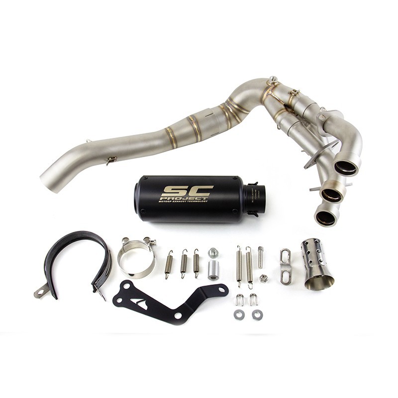 MT-09 2020-2025 for Yamaha MT-09 Exhaust Front Pipe Muffler Tips Whole System