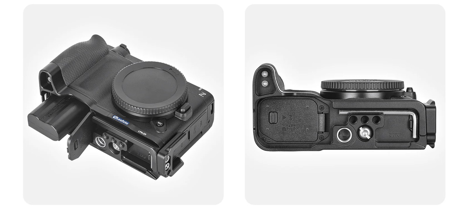 Leofoto LPN-ZR L Plate for Nikon ZR | Arca Compatible