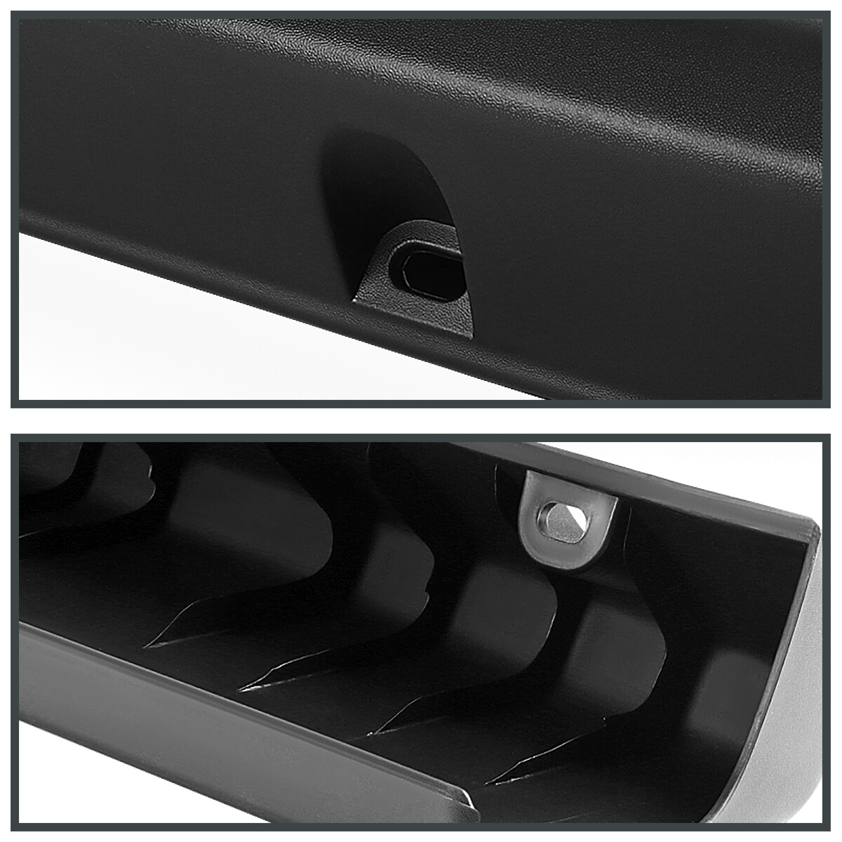 Fits 2006-2008 Dodge Ram 1500 2500 3500 Black Tailgate Molding Cap Spoiler Cover