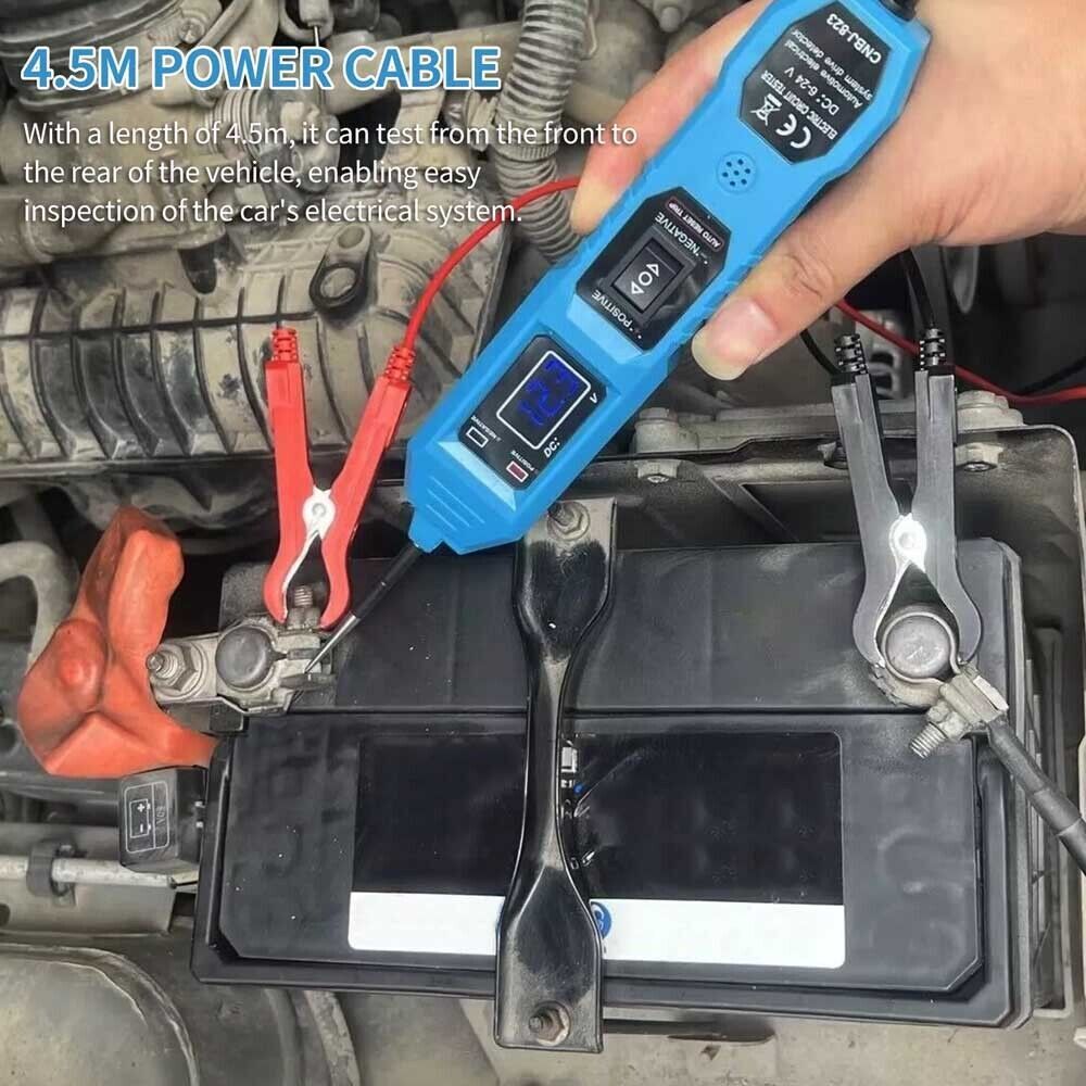 6-48V Automotive Digital Power Probe Circuit Electrical Tester Device System