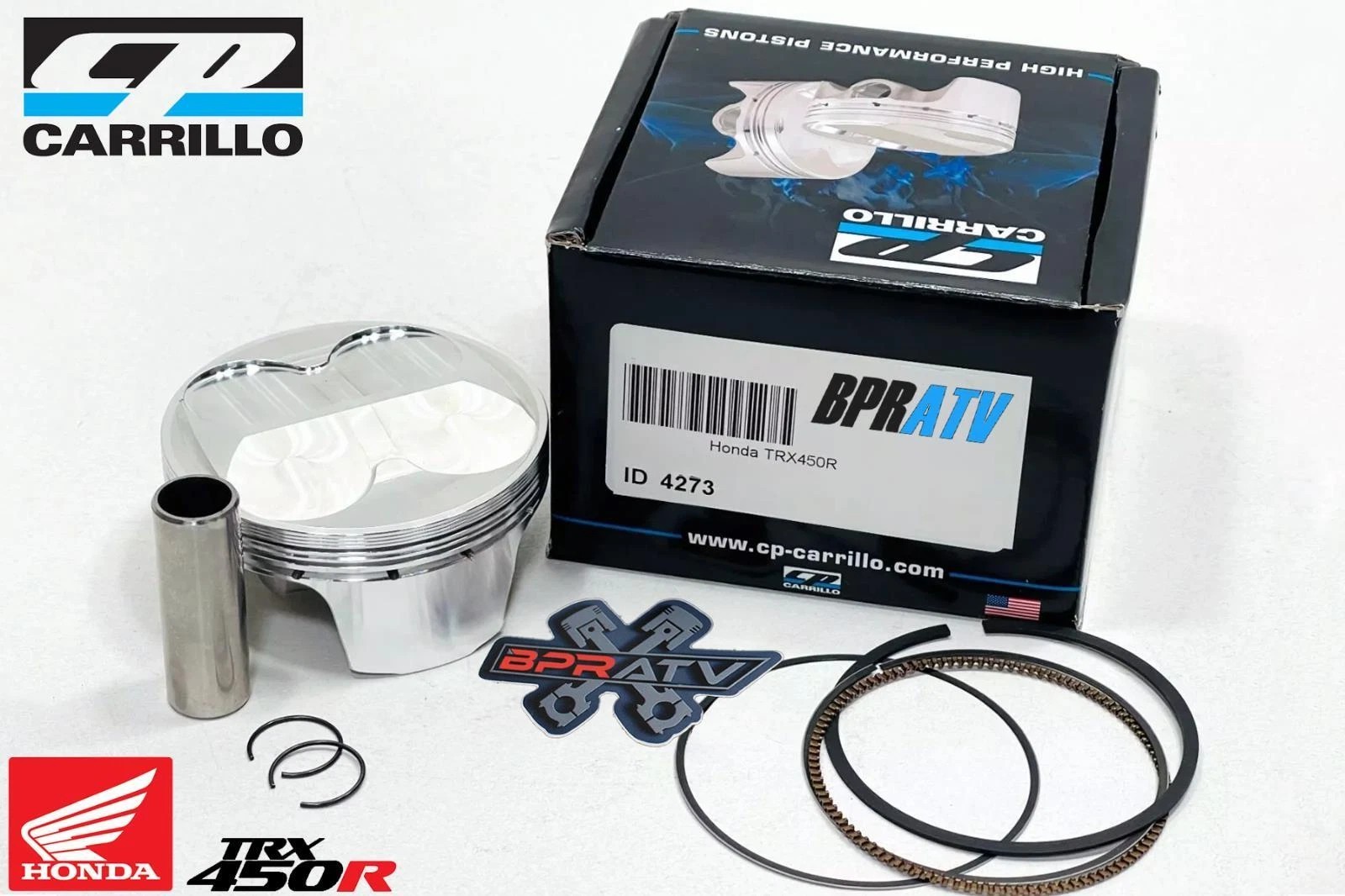 06+ TRX450R TRX 450R 96mm 96 12.5:1 Stock Bore CP Race Piston Cometic Gaskets