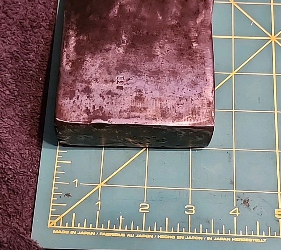 Vintage True Temper Single Bit Axe Head 3 lb. 10 oz. Marked 4 LBS