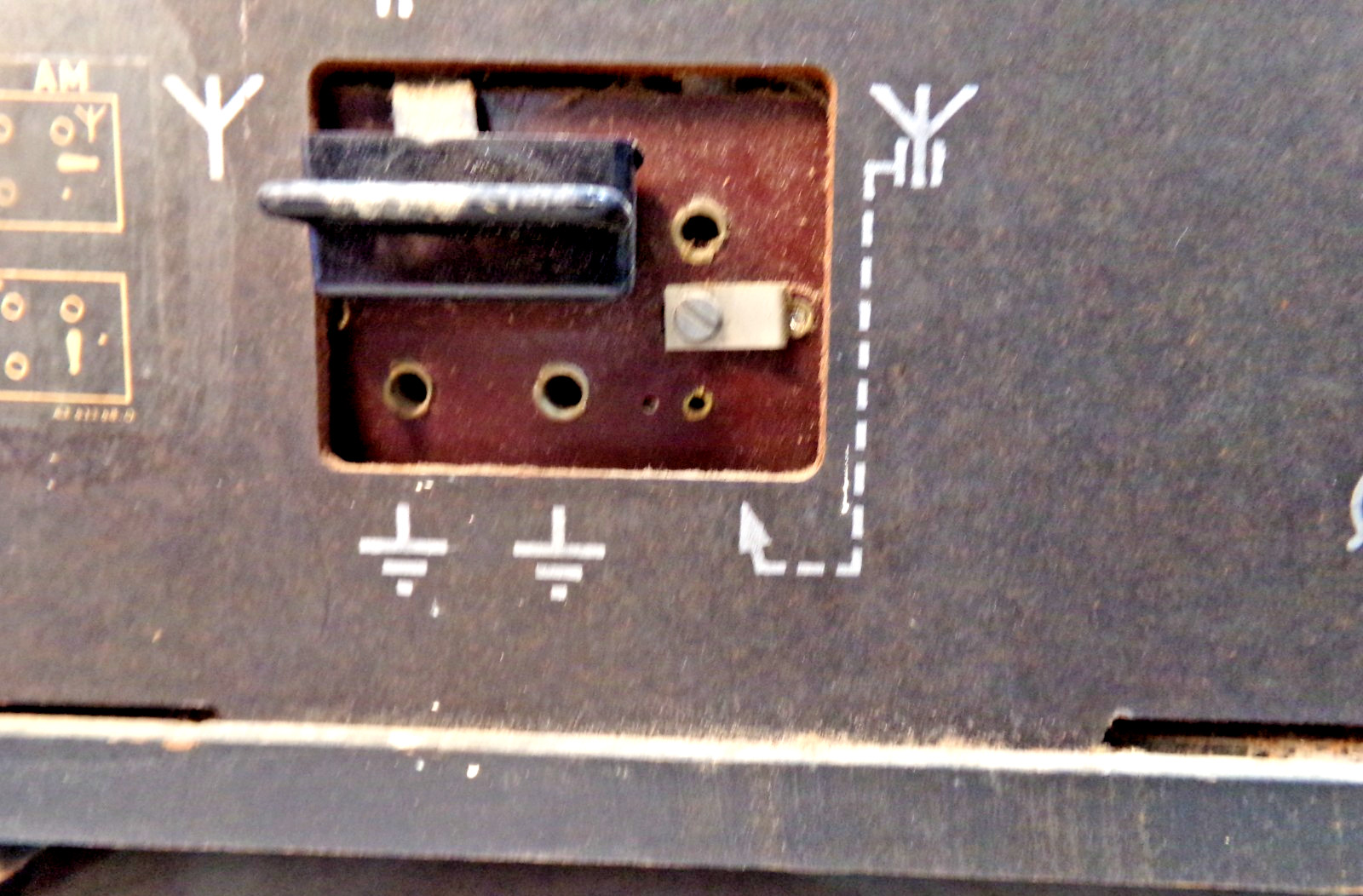 WORKS Norelco Radio Bi-Ampli Made in Holland B5X98A HUGE 21.25" x 13.25" x 8.5"