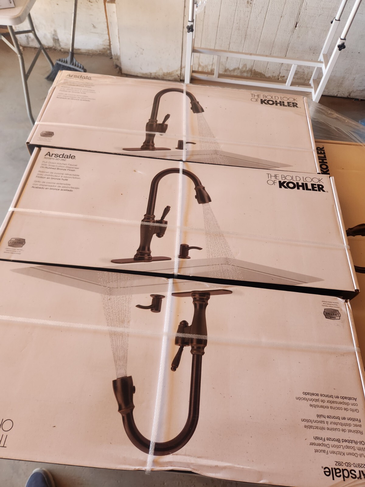 Kohler Arsdale Kitchen Faucet PULL DOWN - OIL RUBBED BRONZE