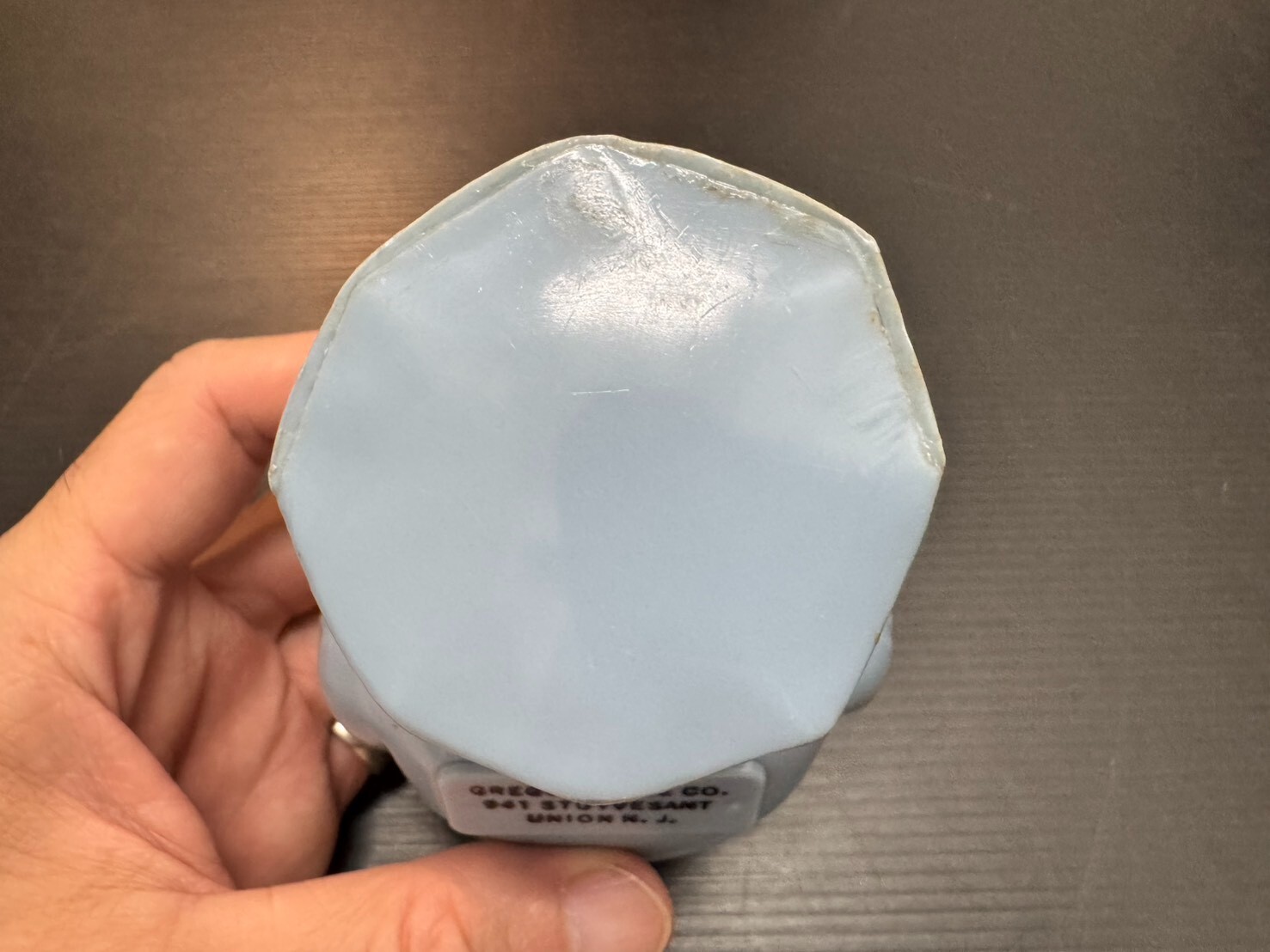 NOS 50s Vintage ESSO Gas Oil Station Advertising Fat Man Coin Bank Figure vespa