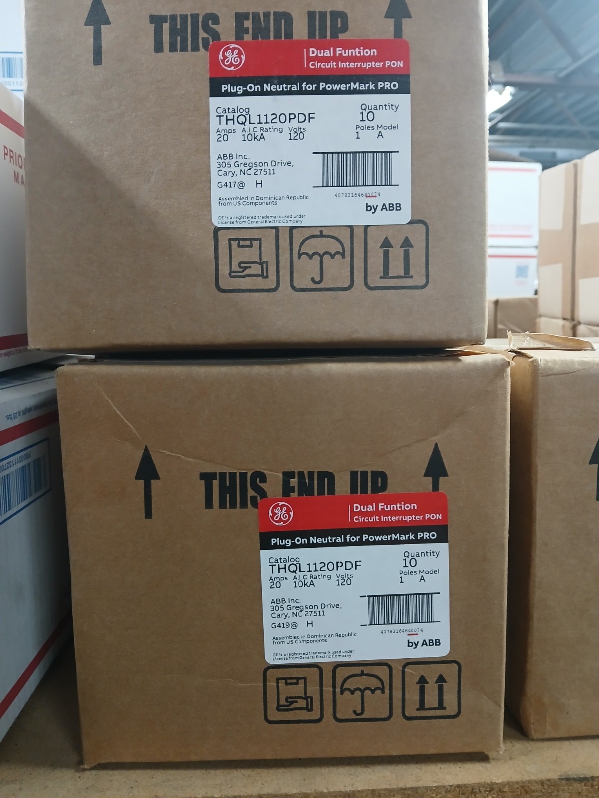 GE BY ABB GROUND FAULT/ ARC FAULT PLUG ON NEUTRAL INTEGRATED  THQL1120PDF