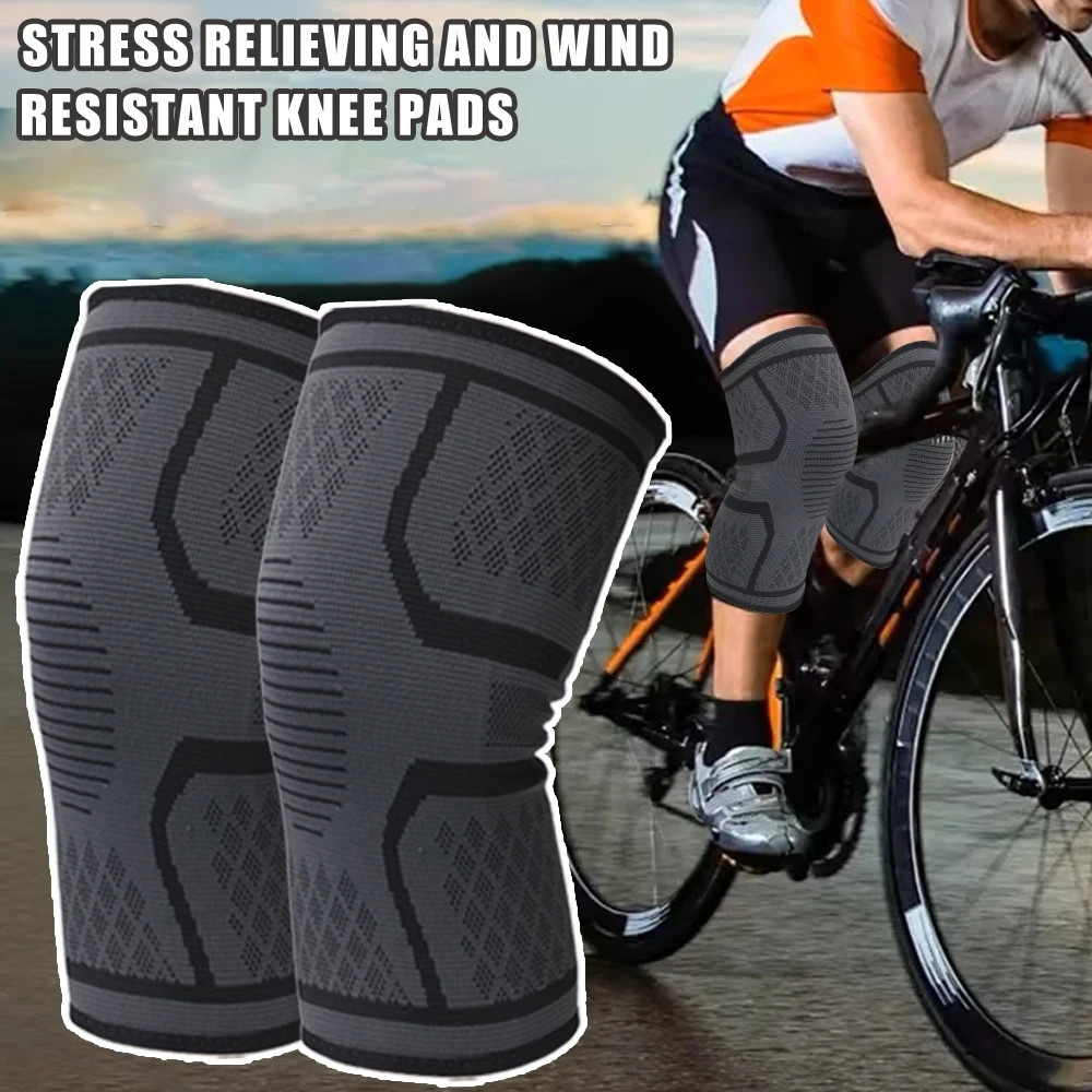 Knee Sleeve Compression Brace Support For Sport Gym Joint Pain Arthritis Relief