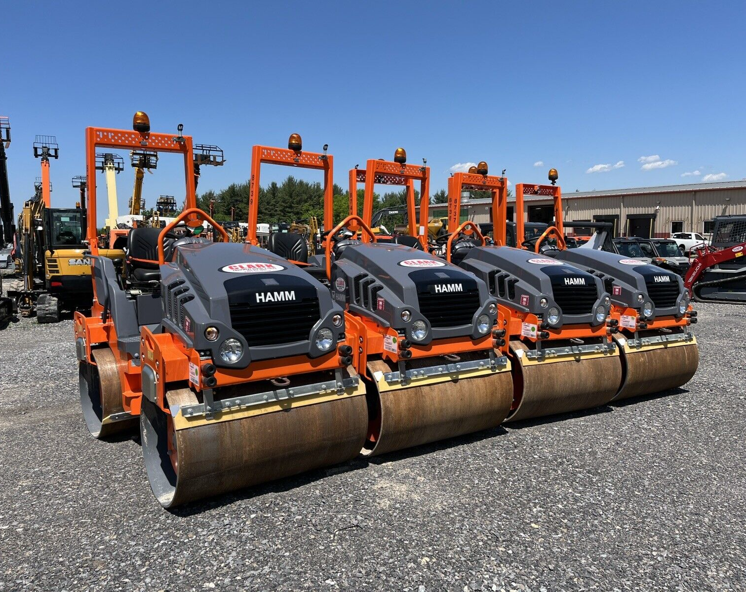 2023 HAMM HD12 VV 47" Double Drum Vibratory Ride On Roller Compactor