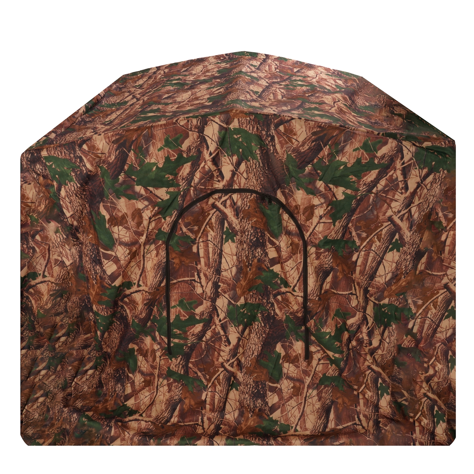 24LBS Steel+Cloth 7' Tall Quad Pod Hunting Blind Cover 2 Person Camouflage Black