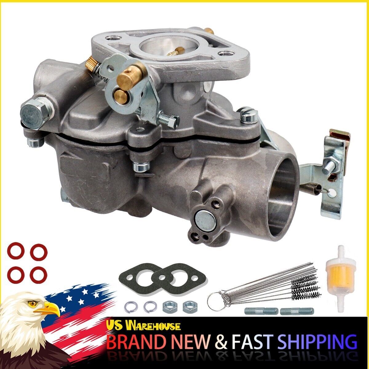 For Zenith Carburetor Updraft Gas Wisconsin L63S1 (VH4D) w/ 2-1/4" Mount New