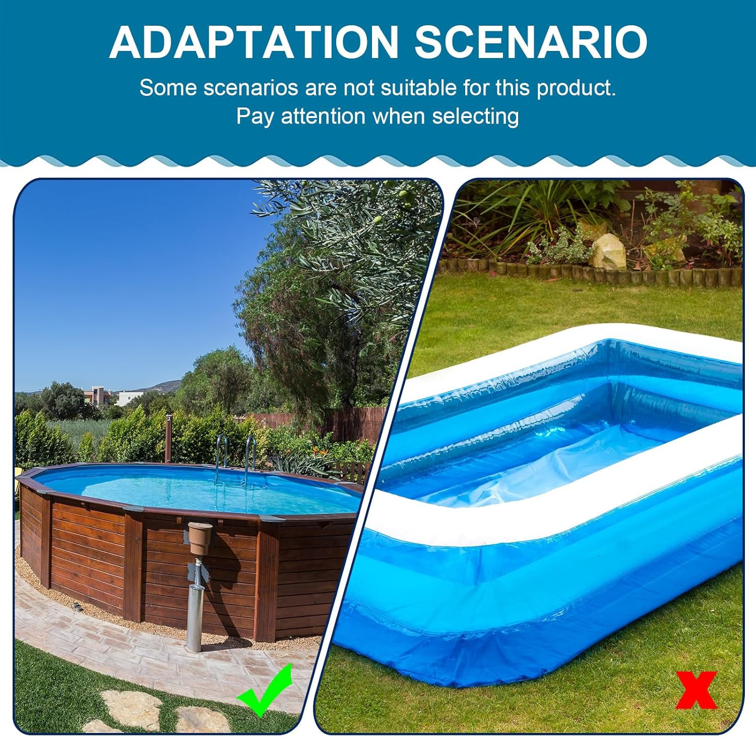 Winter Pool Cover Clips for above Ground Pools, 3.15 Inch Windproof Winter Pool