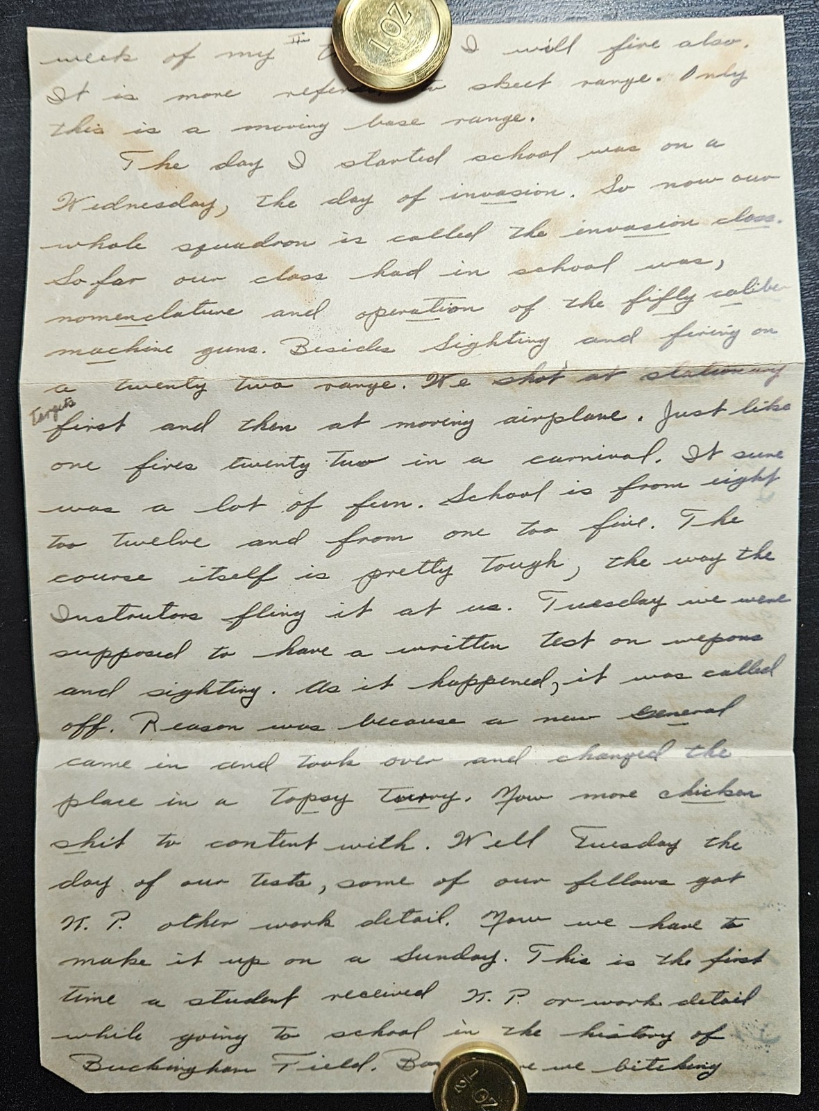 Fort Myers FL WWII Flexible Gunnery School B-17 Flying Fortress 1944 Read Desc