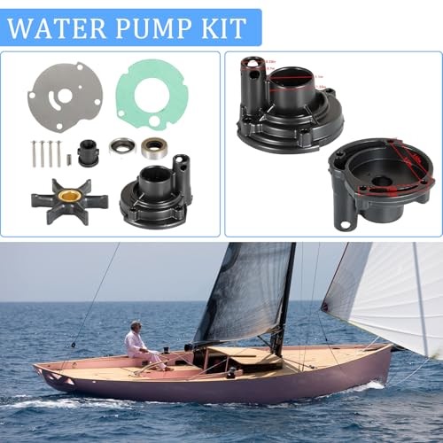 Water Pump Kit Replacement for 382296 Johnson Evinrude Outboard 1964-1973