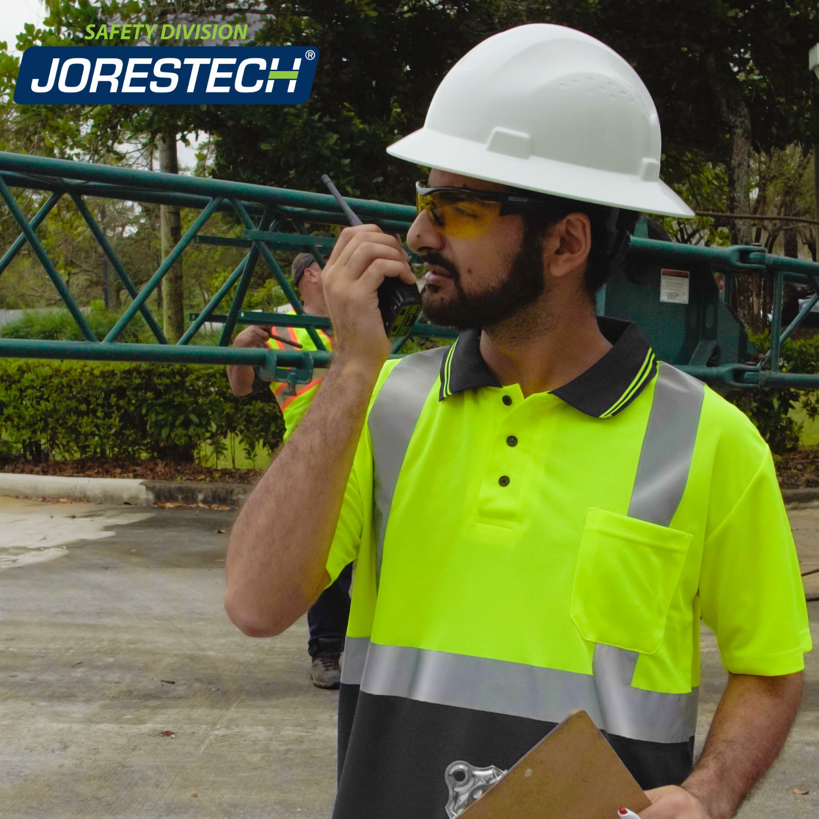 JORESTECH ANSI/ISEA Class 2 Safety Reflective Polo Shirts 5-Pack