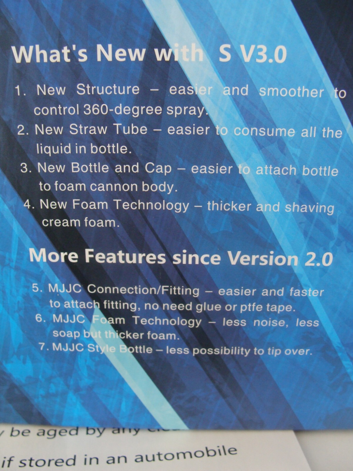 Factory MJJC Foam Cannon S V3.0 with 1/4″ Quick Connector Adapter BRAND NEW