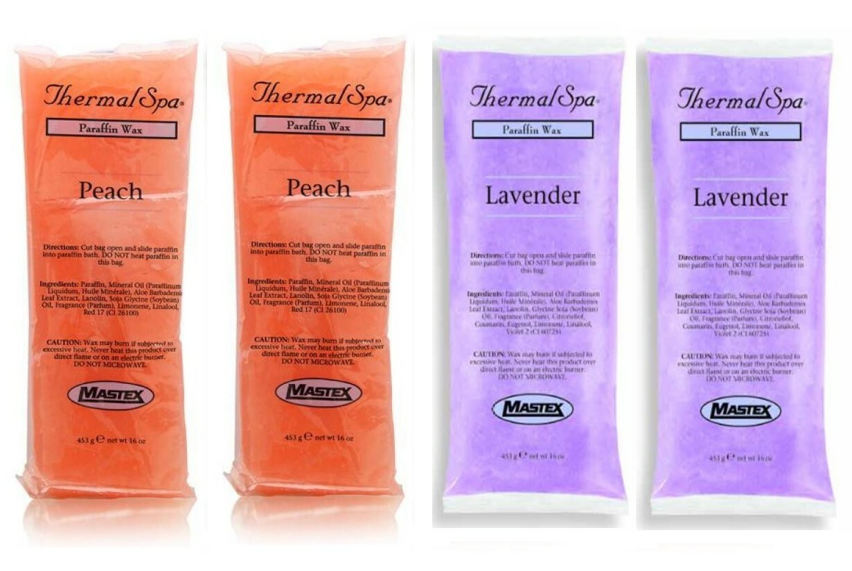 Thermal Spa Paraffin Wax Refill 2 lb 6 lb  PEACH OR LAVENDER  FREE SHIPPING