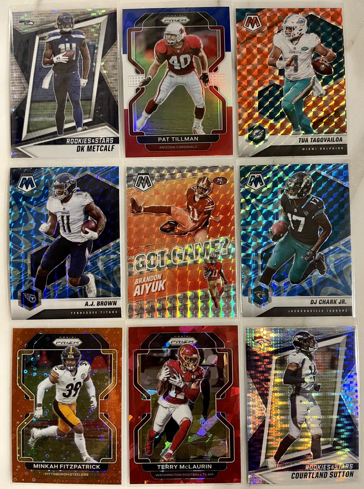 NFL Hot Packs🔥TRUE 1/1 GUARANTEED! 5 Hits/10 RCs/5 Stars! BEST RE-PACK ON EBAY!