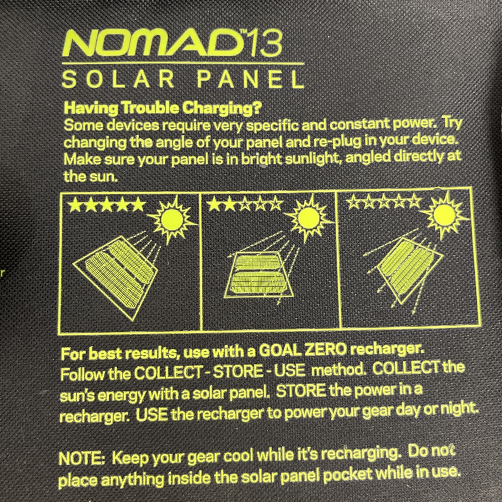 Goal Zero Nomad 13 Solar Panel