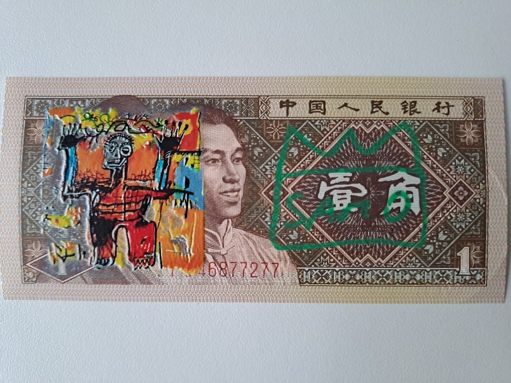 J. M. Basquiat Original Signed Banknote with a Certificate