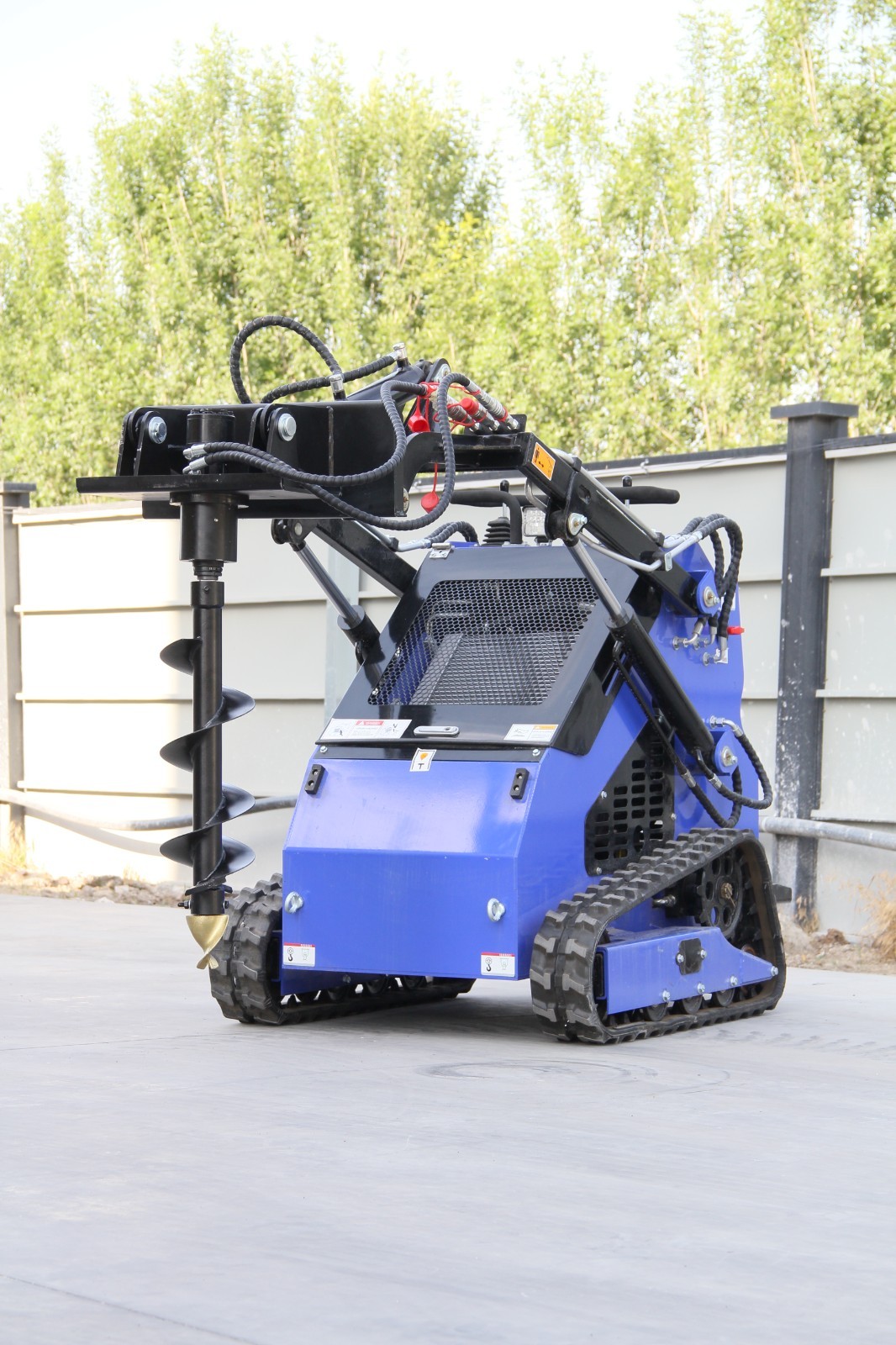 Hydraulic Auger Post Hole Drill for Mini Skid Steer Loader