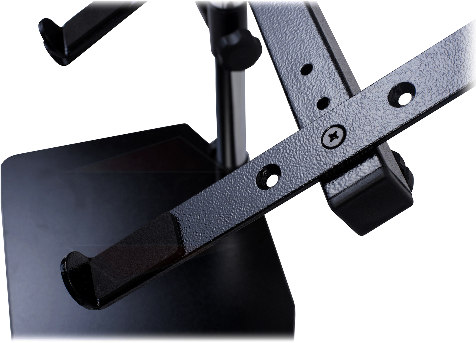 DJ Double Computer Laptop Stand - Duel Mount Holder Studio Mixer Controller Gear