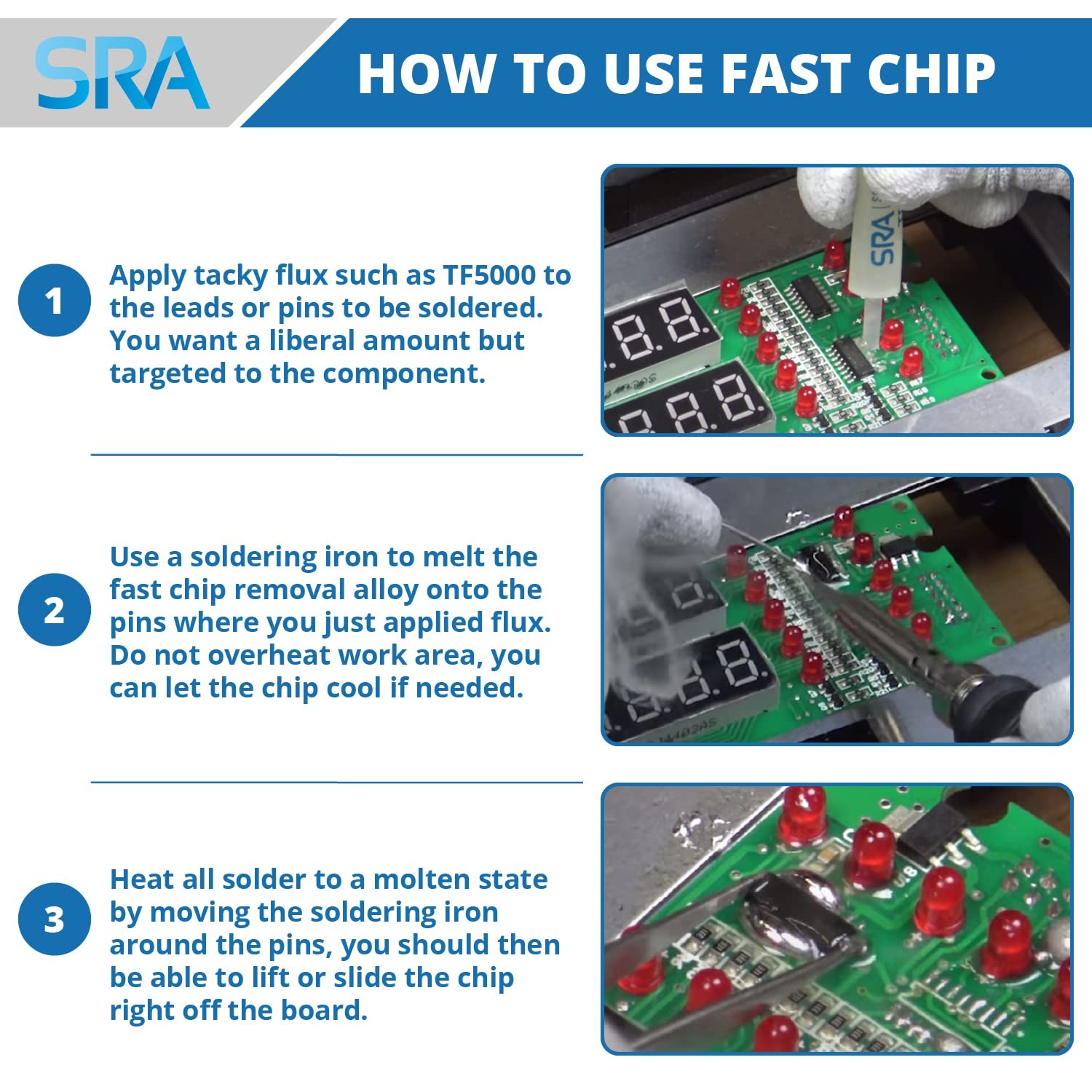 Removal Alloy for SMD Rework - 4.5 ft.
