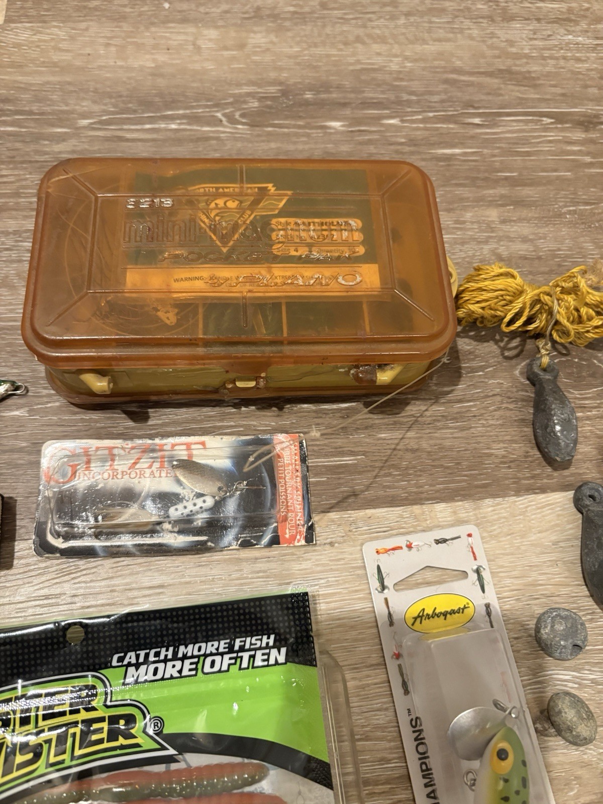 Fishing Bundle: Lures, Sinkers, Hooks, Bobbers, Tackle Box & Misc - Fast Ship!