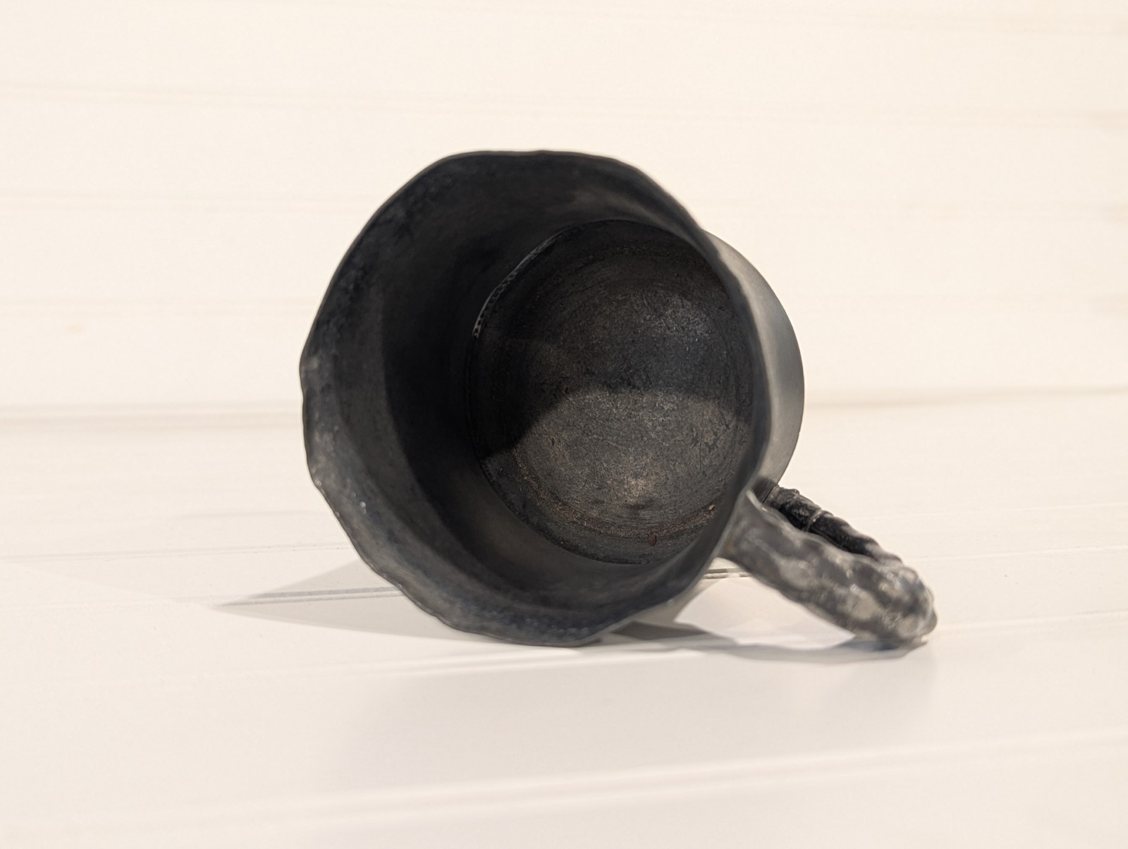 Antique E.G. Webster Silver Plate Baby Cup Tea Mug 1900s W Spiderweb Mark 93